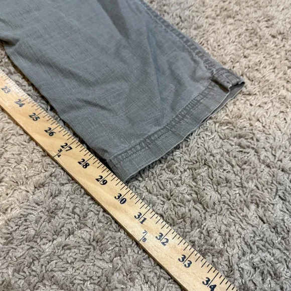 Toad&Co Pants Mens 32 Gray Insect Shield Repellent Chino Outdoor Hiking - Picture 6 of 8